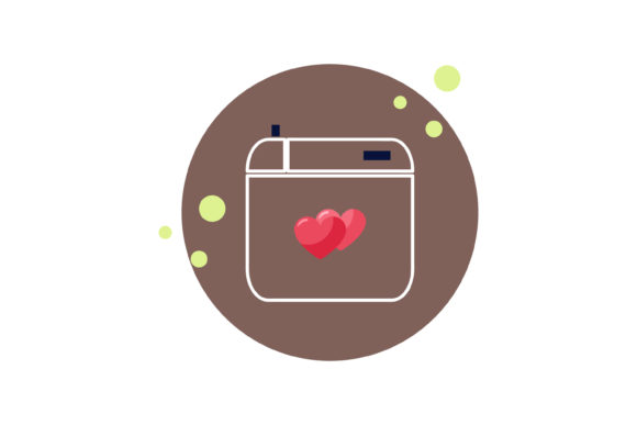 Wedding Celebration Camera White Line for Embroidery Projects
