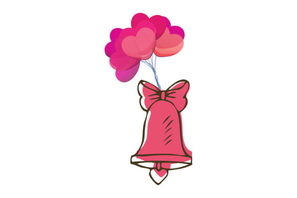 Wedding Celebration Icon Bell Balloon Review for Embroidery Projects